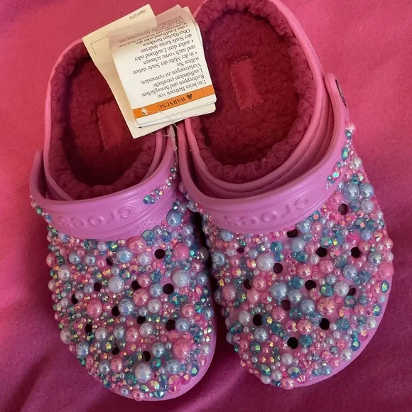 Rhinestone Embellished Crocs.